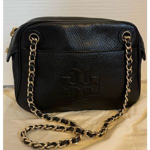 Authentic Tory Burch Black Shoulder Bag